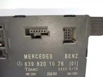 Автозапчасти б/у закрытый распределительный щит за mercedes-benz vito (w639) basic, combi 2.1 cdi cat ссылки oem iam a6398201026  