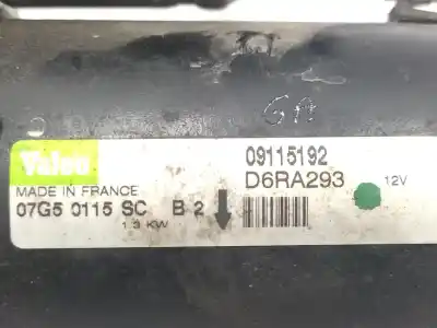 Pezzo di ricambio per auto di seconda mano motorino di avviamento per opel corsa c (x01) 1.2 twinport (f08 f68) riferimenti oem iam 09115192  d6ra293