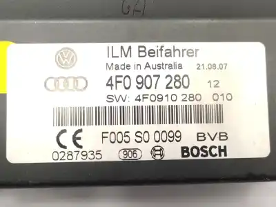 Second-hand car spare part electronic module for audi a6 berlina (4f2) 2.0 tdi oem iam references 4f0907280  4f0907280b