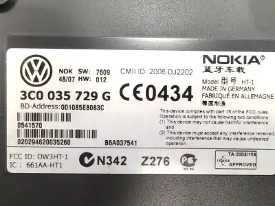 Second-hand car spare part electronic module for volkswagen passat variant (3c5) 2.0 tdi oem iam references 3c0035729g  