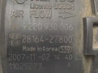 Gebrauchtes Autoersatzteil luftmassenmesser zum kia cee´d emotion oem-iam-referenzen 2816427800  9220930006