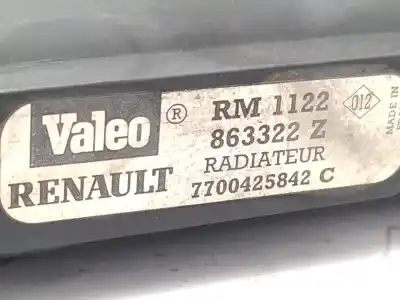 Автозапчастина б/у водяний радіатор для renault megane i scenic (ja0) 1.4 cat посилання на oem iam 7700425842  863322