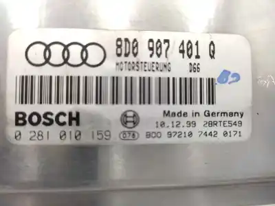 Tweedehands auto-onderdeel ecu motorcontroller voor audi a4 b5 avant (8d5) 2.5 tdi oem iam-referenties 8d0907401q  0281010159
