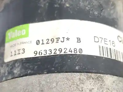 Peça sobressalente para automóvel em segunda mão motor de arranque por citroen c3 1.4 referências oem iam 9633292480 5802m9 d7e16