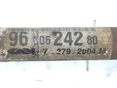 Second-hand car spare part front left transmission for citroen c3 1.4 hdi exclusive oem iam references 9650624280  3272ja