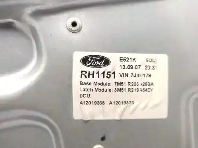 Автозапчасти б/у регулятор стекла переднего правого за ford c-max (cb3) 1.6 16v cat ссылки oem iam 7m51r203a28ba  1738646