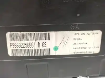 Peça sobressalente para automóvel em segunda mão quadrante por citroen c2 (jm_) 1.4 hdi referências oem iam 9660225880 6105wl 281149734