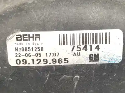 Pezzo di ricambio per auto di seconda mano elettroventola per opel corsa c (x01) 1.2 twinport (f08 f68) riferimenti oem iam 9129965  9129965