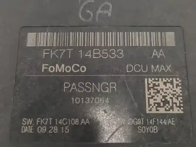 Pezzo di ricambio per auto di seconda mano modulo elettronico per ford s-max 1.5 ecoboost cat riferimenti oem iam fk7t14b533aa  2457415