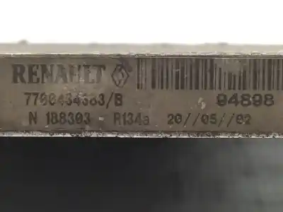 Автозапчасти б/у конденсатор / радиатор кондиционера воздуха за renault scenic (ja..) 2.0 16v cat (f4r) ссылки oem iam 7700434383  