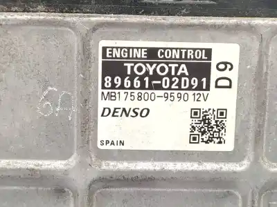 Second-hand car spare part ecu engine control for toyota auris 2.0 d-4d cat oem iam references 8966102d91  