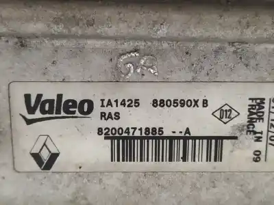 Peça sobressalente para automóvel em segunda mão intercooler por renault clio iii 1.5 dci diesel cat referências oem iam 8200471885 8200471884 880590x
