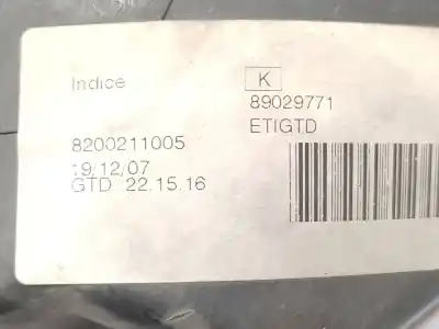 Автозапчасти б/у левая фара за dacia logan mcv (ks_) 1.6 16v (ks0l, ks0m, ks0p, ks1s) ссылки oem iam 8200211005 6001546788 89029771
