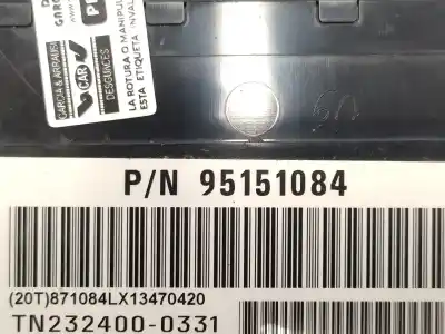 Peça sobressalente para automóvel em segunda mão módulo de confort / bsi /bcm por opel antara 2.2 cdti cat (a 22 dm / lnq) referências oem iam 95151084  