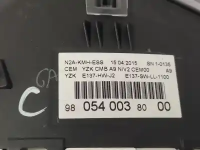 Peça sobressalente para automóvel em segunda mão quadrante por peugeot 208 style referências oem iam 9805400380  