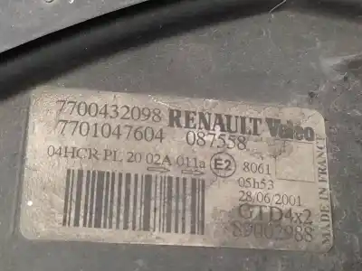 Pezzo di ricambio per auto di seconda mano faro anteriore sinistro per renault scenic (ja..) 1.9 dci authentique riferimenti oem iam 7700432098  087558