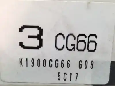 Peça sobressalente para automóvel em segunda mão comando de sofagem (chauffage / ar condicionado) por mazda 5 (cw) 1.6 cd diesel cat referências oem iam k1900cg66  cg6661190c