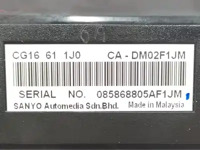 Second-hand car spare part multifunction display for mazda 5 (cw) 1.6 cd diesel cat oem iam references cg16611j0  