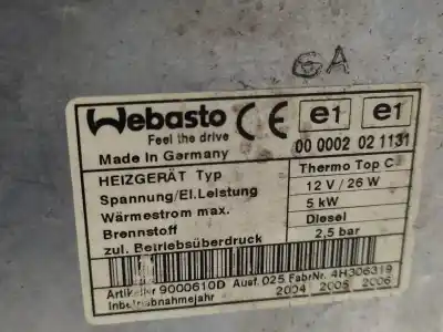 Pezzo di ricambio per auto di seconda mano motore di riscaldamento per mazda 6 berlina (gg) motor 2.0 ltr. - 100 kw diesel cat riferimenti oem iam rf5c209a0  rf5c209a0f