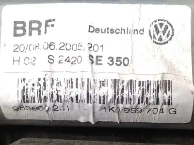 Second-hand car spare part rear right window regulator for seat leon (1p1) reference oem iam references 1p0867444a  1k0959704g