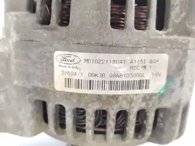 Автозапчасти б/у генератор за ford focus i (daw, dbw) 1.6 16v ссылки oem iam 98ab10300gl ms1022118041 1406100