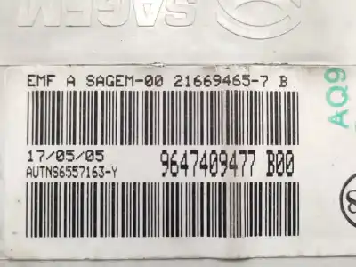 Second-hand car spare part multifunction display for citroen c3 1.4 hdi exclusive oem iam references 8647409477  6155gj