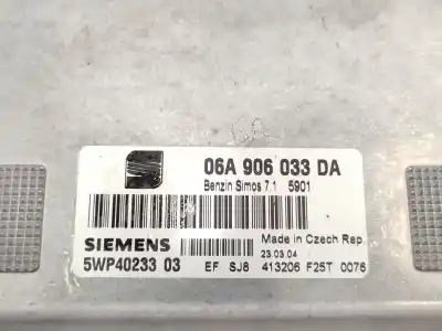 Second-hand car spare part ecu engine control for seat altea (5p1) 1.6 oem iam references 06a906033da  