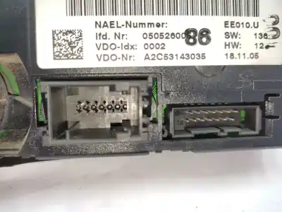 Peça sobressalente para automóvel em segunda mão comando de sofagem (chauffage / ar condicionado) por bmw 1 (e87) 118 d referências oem iam 64116983944  64119199259