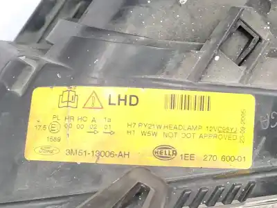 Автозапчастина б/у ліва фара для ford focus c-max (cap) ghia (d) посилання на oem iam 3m5113101aa  1347463