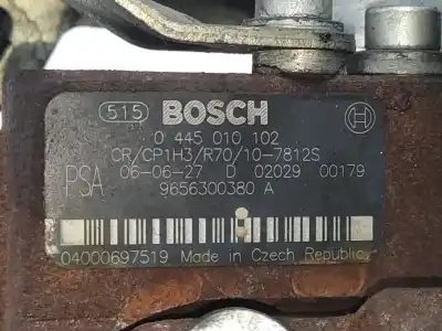 Pezzo di ricambio per auto di seconda mano pompa diniezione per citroen c3 picasso 1.6 16v hdi riferimenti oem iam 9656300380 1920ht 0445010102