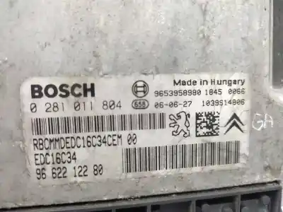 Pezzo di ricambio per auto di seconda mano centralina motore per citroen c3 picasso 1.6 16v hdi riferimenti oem iam 9662212280  0281011804