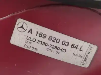Автозапчасти б/у левый задний фонарь за mercedes-benz clase a (w169) a 160 cdi a-edition ссылки oem iam a1698200364  