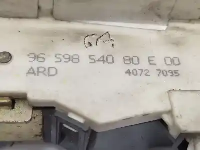 Автозапчастина б/у замок заднього правого дверя для peugeot 407 (6d_) 1.6 hdi 110 (6d9hzc, 6d9hyc) посилання на oem iam 9659854080  9138n7