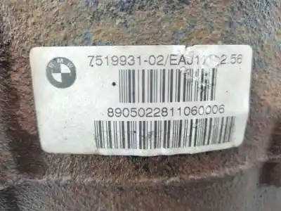 Second-hand car spare part rear differential for bmw 3 (e90) 320 d oem iam references 7519931  33107566218