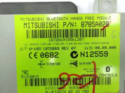İkinci el araba yedek parçası elektronik modül için mitsubishi asx (ga_w_) 1.8 di-d (ga6w) oem iam referansları 8785a026  