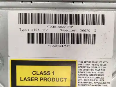 Second-hand car spare part audio system / radio cd for chrysler sebring (js) 2.0 crd oem iam references 5064247ai  