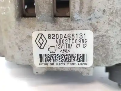 Автозапчастина б/у генератор для renault kangoo express (fw0/1_) 1.5 dci 70 (fw0a, kw0v) посилання на oem iam 8200468131 a002tc0982 