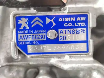 Автозапчастина б/у коробка передач для peugeot 308 iii (fb_, fh_, fp_, f3_) puretech 130 (fphnsl, fphnst) посилання на oem iam 20gtbw  