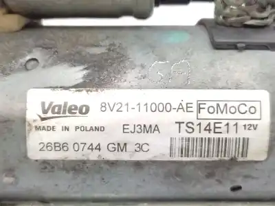 Second-hand car spare part starter motor for ford fiesta vi (cb1, ccn) 1.5 tdci oem iam references 8v2111000ae  1734633