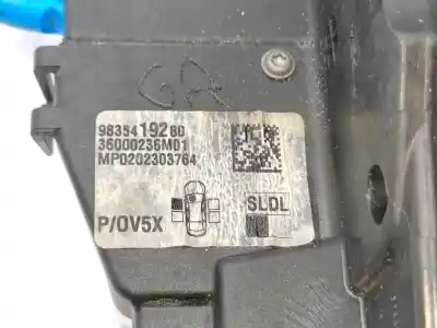 Second-hand car spare part left front door lock for peugeot 308 iii (fb_, fh_, fp_, f3_) puretech 130 (fphnsl, fphnst) oem iam references 9835419280  