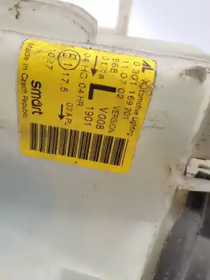 Peça sobressalente para automóvel em segunda mão farol / farolim esquerdo por smart city-coupe (450) 0.6 (s1cla1, 450.341) referências oem iam 0013464v001000000 0301169201 
