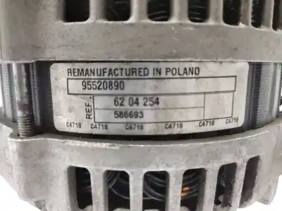 Автозапчастина б/у генератор для opel astra h ranchera familiar (a04) 1.7 cdti (l35) посилання на oem iam 95520890  97369507