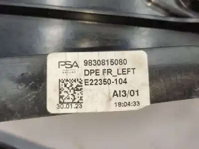 Автозапчасти б/у регулятор стекла переднего левого за peugeot 308 iii (fb_, fh_, fp_, f3_) puretech 130 (fphnsl, fphnst) ссылки oem iam 9830815080  