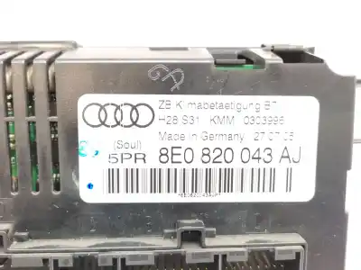 Автозапчастина б/у клімат-контроль для audi a4 b7 (8ec) 2.0 tdi 16v посилання на oem iam 8e0820043aj  8e0820043bj
