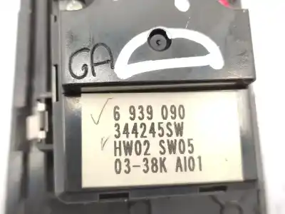 Second-hand car spare part left front power window switch for bmw 5 (e60) 520 i oem iam references 6939090  