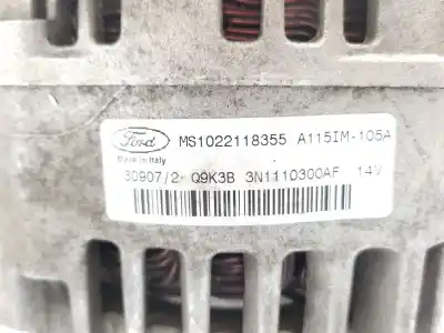Pezzo di ricambio per auto di seconda mano alternatore per ford focus ii (da_, hcp, dp) 1.6 riferimenti oem iam 3n1110300af  1708472