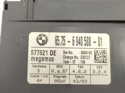Second-hand car spare part electronic module for bmw 5 (e60) 520 i oem iam references 65756940588  