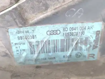 Peça sobressalente para automóvel em segunda mão farol / farolim direito por audi a4 b5 (8d2) 1.9 tdi referências oem iam 8d0941004ak  