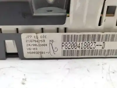 Автозапчастина б/у панель інструментів для renault modus / grand modus (f/jp0_) 1.5 dci (fp0d, jp0d) посилання на oem iam 8200418023  