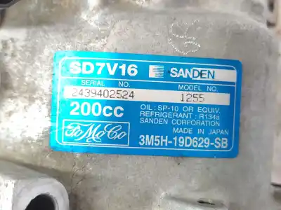 Pezzo di ricambio per auto di seconda mano compressore aria condizionata per ford focus ii (da_, hcp, dp) 1.6 tdci riferimenti oem iam 3m5h19d623sb sd7v161255 1677171